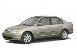 Текстильные коврики на HONDA CIVIC 4D sedan 2001-2006