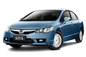 Текстильные коврики на HONDA CIVIC 4D sedan 2006-2012
