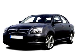 Текстильные коврики на TOYOTA AVENSIS Т250 2003-2009 ПРАВЫЙ РУЛЬ 