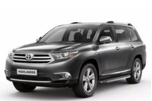 Текстильные коврики на TOYOTA HIGHLANDER II U40 2007-2013